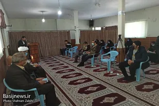 دیدار اعضای بسیج رسانه ملایر با امام جمعه شهرستان