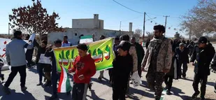 راهپیمایی  حماسی ۲۲ بهمن ماه در دهستان ری آباد میامی
