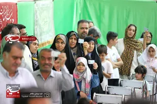 حضور حماسی مردم دارالمومنین همدان در انتخابات