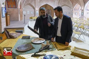 اثر ۴۰ هنرمند صنایع دستی در نگارخانه خطایی به نمایش گذاشته شد