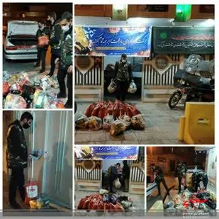 توزیع ۴۰۰ بسته معیشتی بین نیازمندان