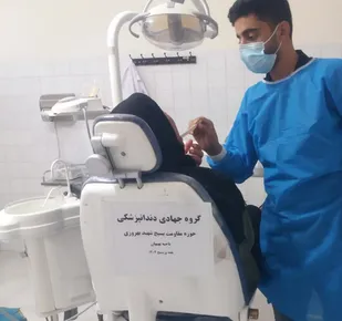 اعزام گروه دندان&zwnj;پزشکی توسط حوزه شهید بهروزی زیدون به مناسبت هفته بسیج.