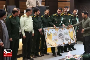 مراسم تکریم و معارفه فرمانده سپاه ناحیه ازنا برگزار شد