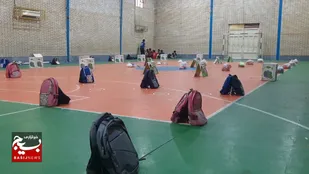 برگزاری رزمایش بزرگ جهادگران فاطمی بسیج ورزشکاران ناحیه امام علی علیه السلام شرق اهواز