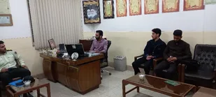 جلسه تعامل با مسئولین کلانتری ۱۵ آزادشهر  انجام شد