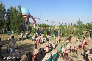 مراسم سوگواری ایام شهادت امیرمؤمنان(ع) در تیپ انصارالحسین(ع) همدان
