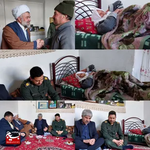 دیدار با خانواده پاسدار شهید رضا علی آهکی