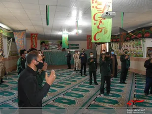 مراسم عزاداری در سپاه ناحیه بجستان