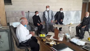 دیدار مسئولان حوزه شهدای اصناف شهرری  با خانواده های معظم   شهدا