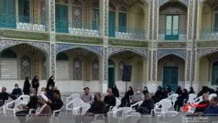 سوگواری صبح پنجم محرم در مصلی شهرکرد