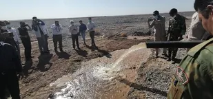 افتتاح پروژه های آبرسانی &ldquo;مرد میدان&rdquo; در روستای قطب آباد بم