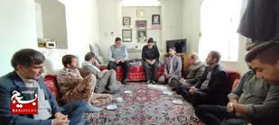 دیدار مسئولان فراهان با خانواده شهیدان &laquo;تلخابی&raquo;