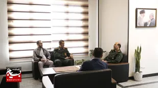 دیدار فرماندار شهرستان فردیس با فرمانده سپاه استان البرز +تصاویر