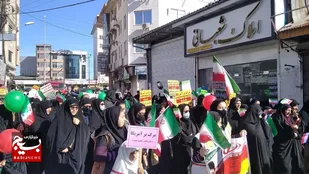 راهپیمایی یوم الله ۲۲ بهمن در هیچرود
