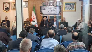 دیدار مسئولان با امام جمعه میانه