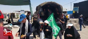 ایجاد چایخانه امام حسن مجتبی(ع) در سامرا/تشرف خادمان حسینی تربت جامی به زیارت حرم امام علی(ع) + عکس و فیلم