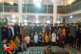 حضور مسئولین شهرستانی در جمع معتکفین شهرستان فامنین