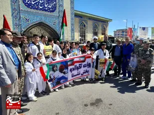 حضور جامعه ورزش مازندران در راهپیمایی روز قدس