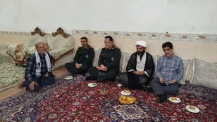 دیدار  نصرالله غلامپور رزمنده هشت سال دفاع مقدس در دلوار