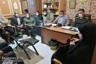بازدید فرمانده سپاه ناحیه همدان از حوزه بسیج شهدای اصناف