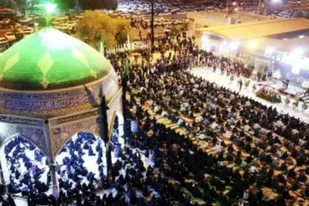 برگزاری آئین پاسداشت شهید مدافع حرم در اندیمشک