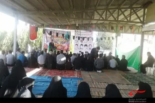 گرامیداشت هفته دفاع مقدس روستای دینارآباد