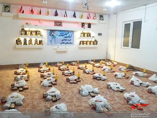تهیه و توزیع 55 بسته معیشتی توسط پایگاه مقاومت شهید مدنی شهرستان بوشهر