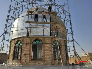 بازسازی و مرمت مسجد امام رضا (ع) توسط جهادگران گروه جهادی شهید حمزه کاظمی شهرستان اشتهارد