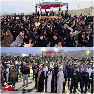 دو آیین بزرگداشت شهدا در رودان
