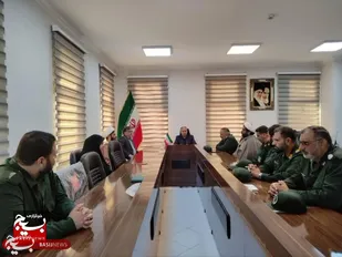 دیدار فرمانده ناحیه مقاومت بسیج گلبهار با&nbsp;فرماندار این شهرستان&nbsp;