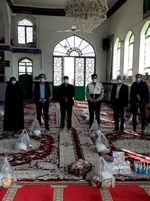 توزیع ۲۰ بسته کمک&zwnj;های مومنانه بین خانواده&zwnj;های نیازمند در بافق