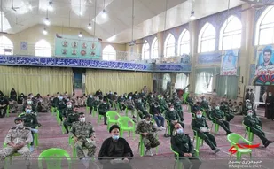 مراسم بزرگداشت علامه حسن زاده آملی در سپاه آمل