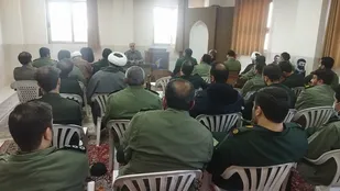 نشست سیاسی و برنامه پرسش و پاسخ در محل ناحیه برخوار