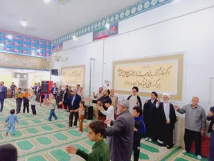 مراسم سوگواری کوثر قرآن و حضور در اجتماع شبانه شهر وردنجان