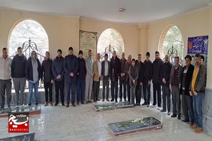 از گلباران قبور شهیدان تا محفل انس با قرآن در سرخه