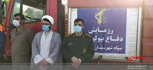 سپاه برای مقابله با موج دوم کرونا به خط شد + تصاویر