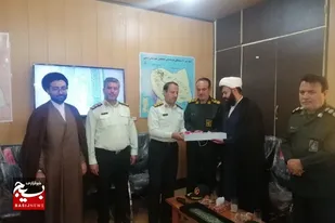 دیدار با فرماندهی و کارکنان نیروی انتظامی شهرستان دشتی