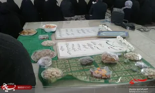 برگزاری نشست به مناسبت هفته حجاب وعفاف درگلزار شهدای گمنام راین