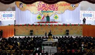 جشن میلاد حضرت زهرا (س) و اجتماع دختران حاج قاسم در یزد