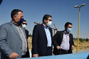 بازدید مدیرعامل شرکت آب وفاضلاب استان از مدول سوم تصفیه خانه فاضلاب ارومیه