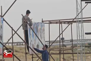 آماده&zwnj;سازی موکب قمر بنی هاشم(ع) فامنین برای پذیرایی از دلدادگان اباعبدالله الحسین(ع)