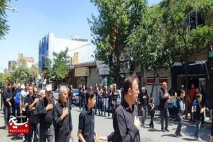 عزاداری تاسوعای حسینی در تویسرکان