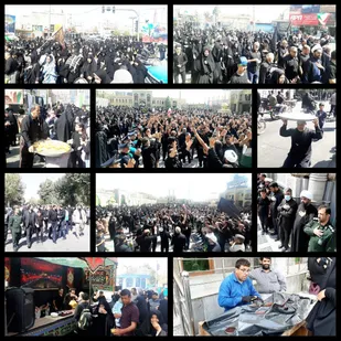 اجتماع عظیم محبان اهل بیت(ع) و جاماندگان ارض طوس در حرم جعفربن موسی الکاظم پیشوا