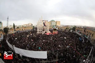 دسته عزاداری با شکوه زینبیه اعظم زنجان به روایت تصویر