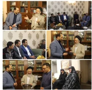 دیدار مسئولان منطقه سه تهران با خانواده شهید اکرمی