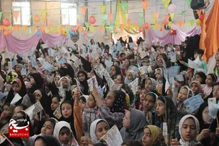جشن کودک و انتظار در مجتمع مهدیه مهرآباد مشهد+عکس