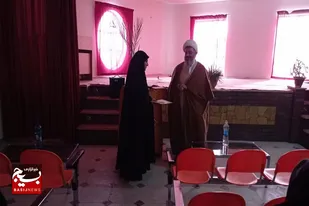 آیین تکریم و معارفه فرمانده حوزه مقاومت بسیج حضرت معصومه (س) خواهران صالح آباد