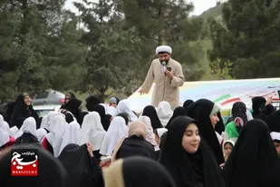 برگزاری جشن میلاد حضرت معصومه (س) و روز دختر، در شهر کوهسار شهرستان ساوجبلاغ به روایت تصویر