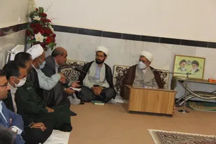 دیدار فرمانده و کارکنان سپاه ناحیه قاین با امام جمعه شهرستان