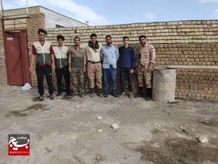 احداث پایگاه بسیج به همت بسیجیان&nbsp;